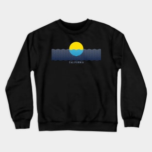Vintage Retro California Design Crewneck Sweatshirt